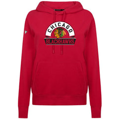 Chicago Blackhawks Levelwear Women's Adorn Banner Arch Pullover Hoodie