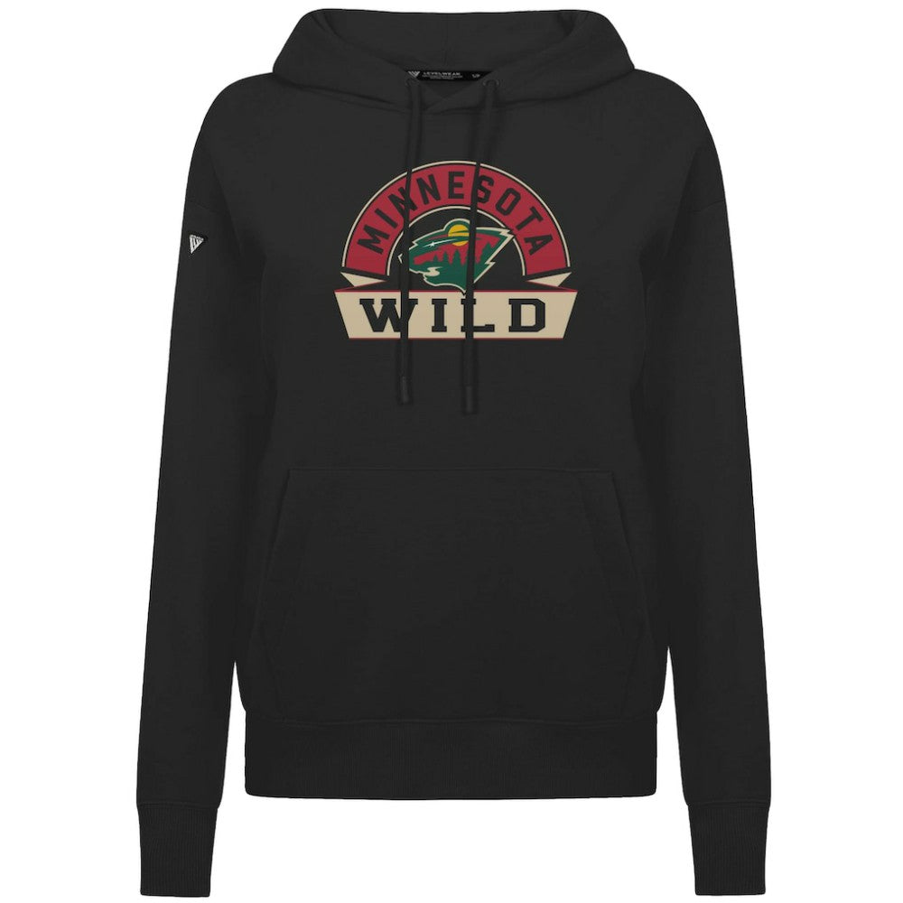 Minnesota Wild Levelwear Women's Adorn Banner Arch Pullover Hoodie