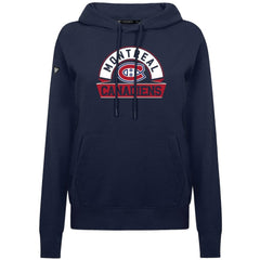 Montreal Canadiens Levelwear Women's Adorn Banner Arch Pullover Hoodie