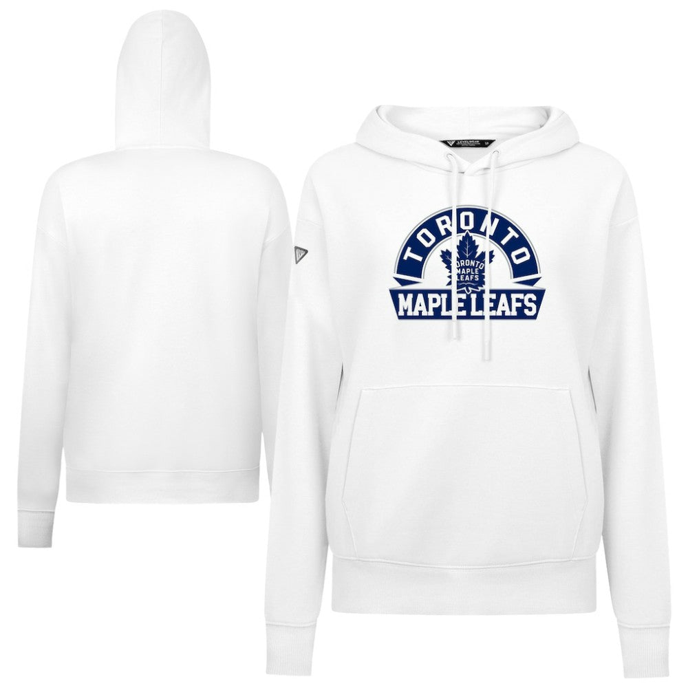 Toronto Maple Leafs Levelwear Women's Adorn Banner Arch Pullover Hoodie
