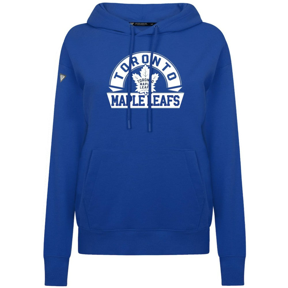Toronto Maple Leafs Levelwear Women's Adorn Banner Arch Pullover Hoodie