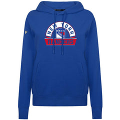 New York Rangers Levelwear Women's Adorn Banner Arch Pullover Hoodie