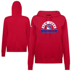 New York Rangers Levelwear Women's Adorn Banner Arch Pullover Hoodie