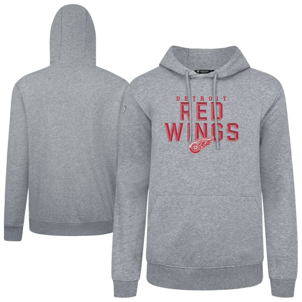 Detroit Red Wings Levelwear Podium Carve Pullover Hoodie
