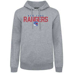 New York Rangers Levelwear Podium Carve Pullover Hoodie