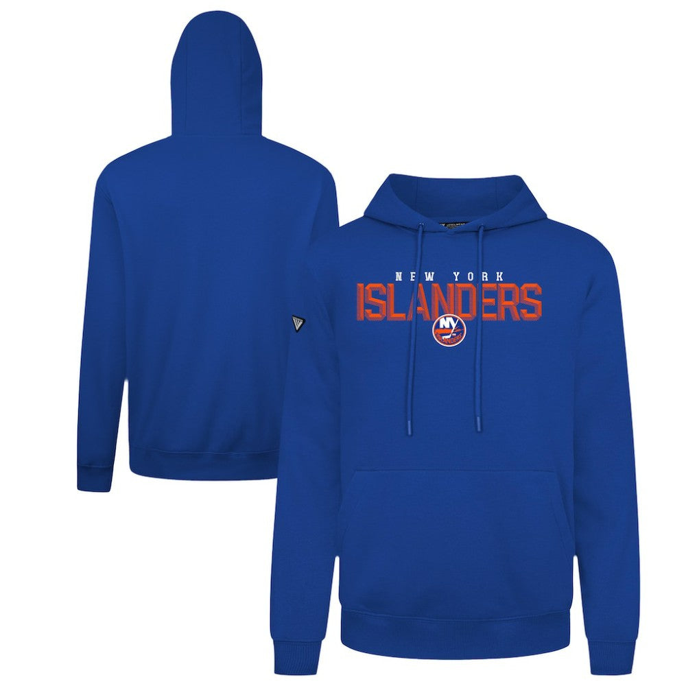 New York Islanders Levelwear Podium Carve Pullover Hoodie