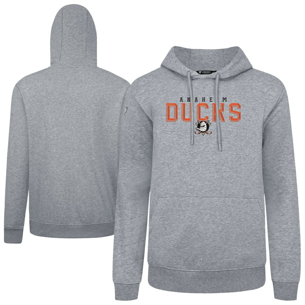Anaheim Ducks Levelwear Podium Carve Pullover Hoodie