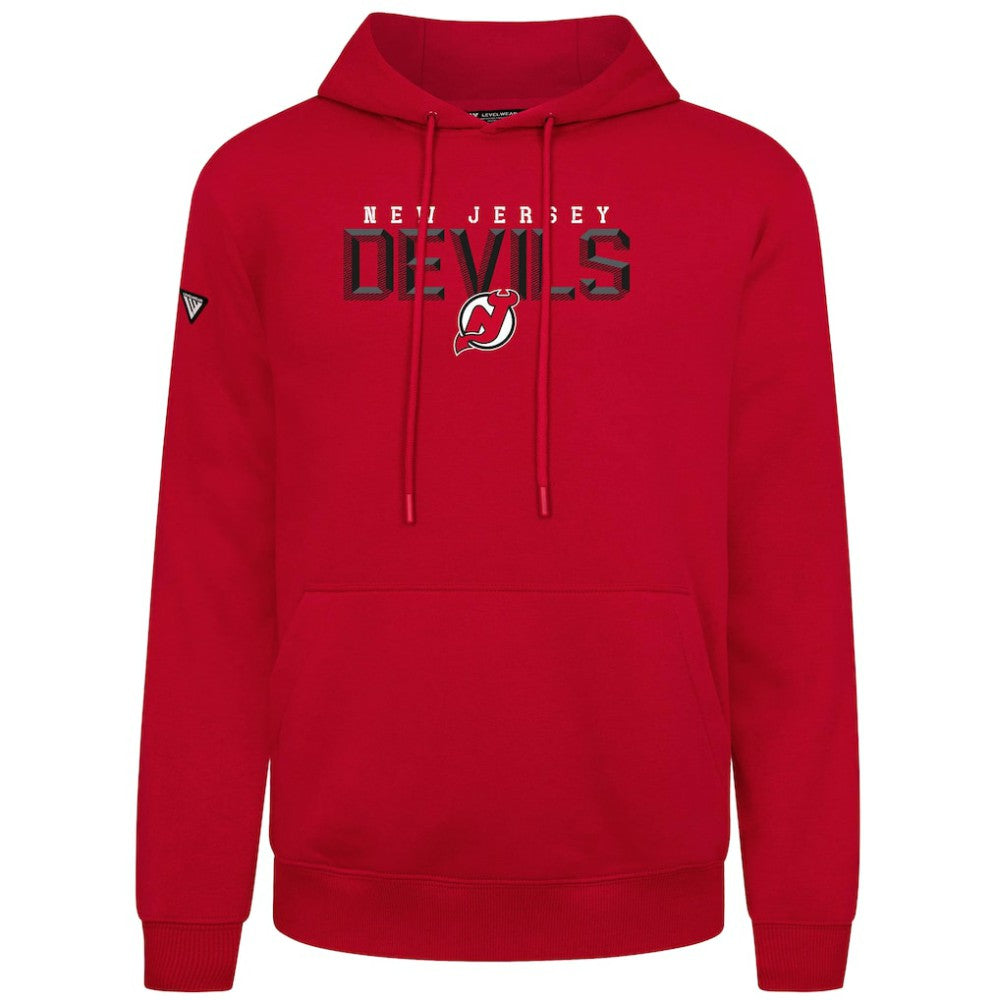 New Jersey Devils Levelwear Podium Carve Pullover Hoodie