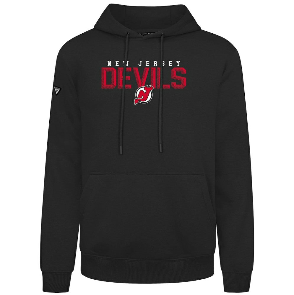 New Jersey Devils Levelwear Podium Carve Pullover Hoodie