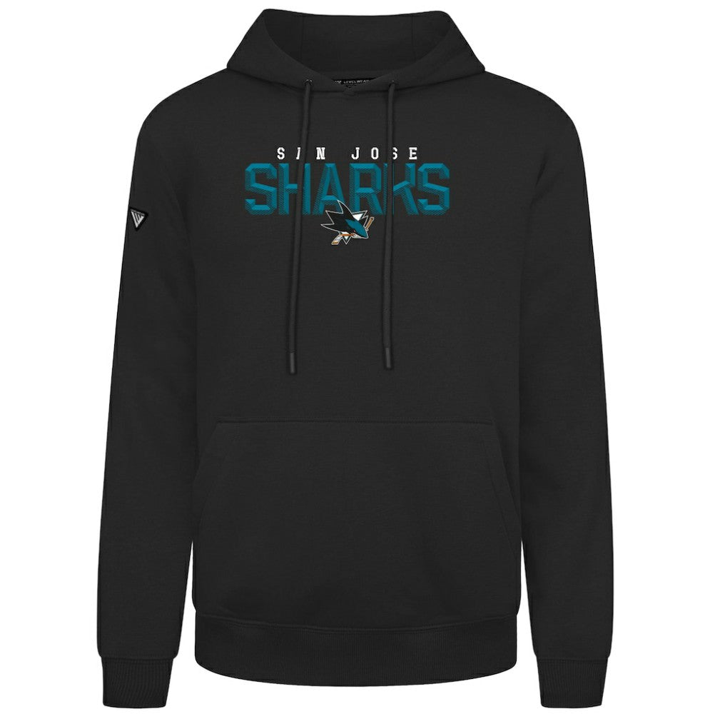 San Jose Sharks Levelwear Podium Carve Pullover Hoodie