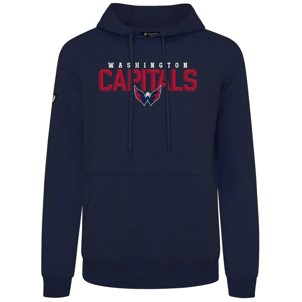 Washington Capitals Levelwear Podium Carve Pullover Hoodie
