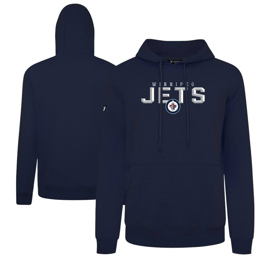 Winnipeg Jets Levelwear Podium Carve Pullover Hoodie