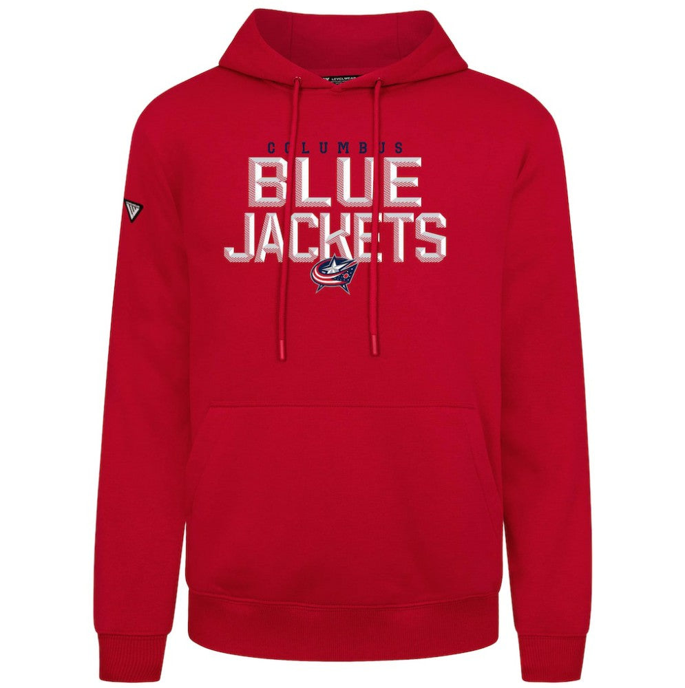 Columbus Blue Jackets Levelwear Podium Carve Pullover Hoodie