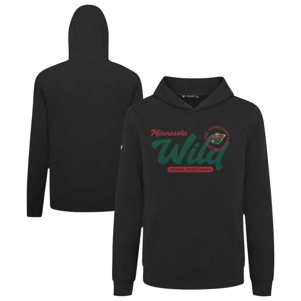 Minnesota Wild Levelwear Youth Podium Monument Pullover Hoodie