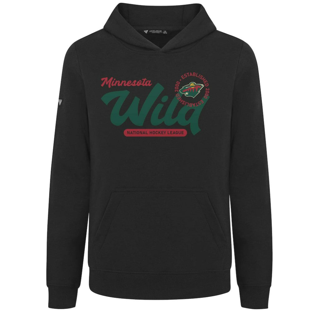 Minnesota Wild Levelwear Youth Podium Monument Pullover Hoodie