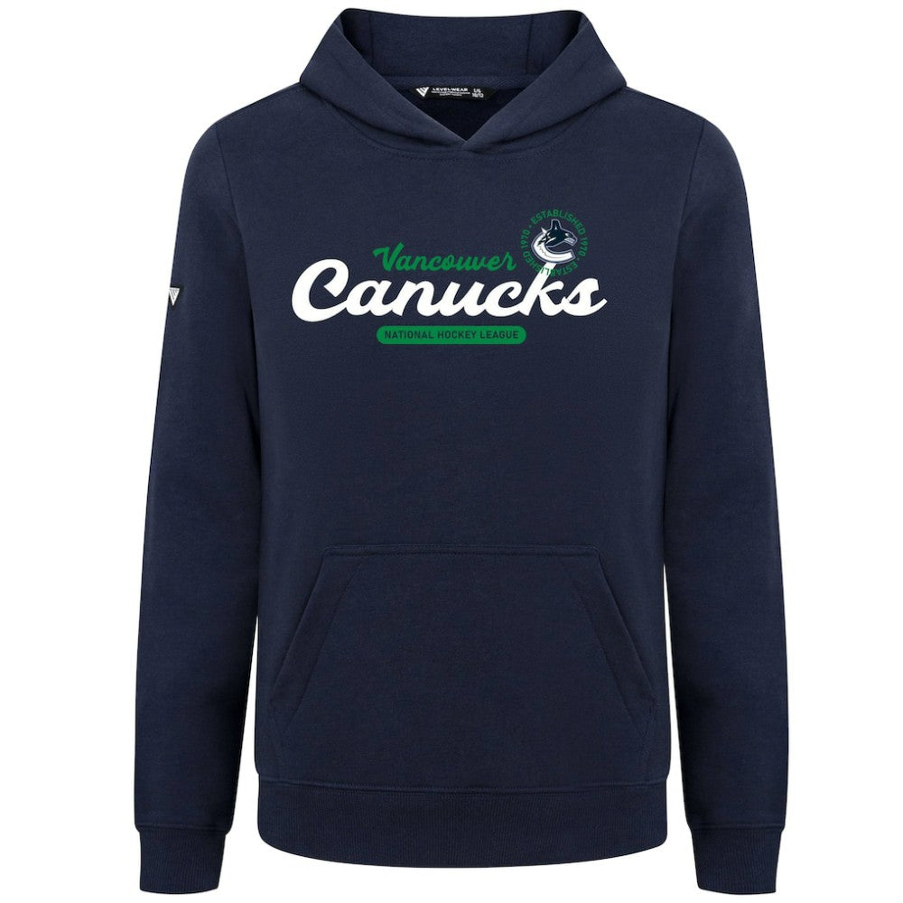 Vancouver Canucks Levelwear Youth Podium Monument Pullover Hoodie