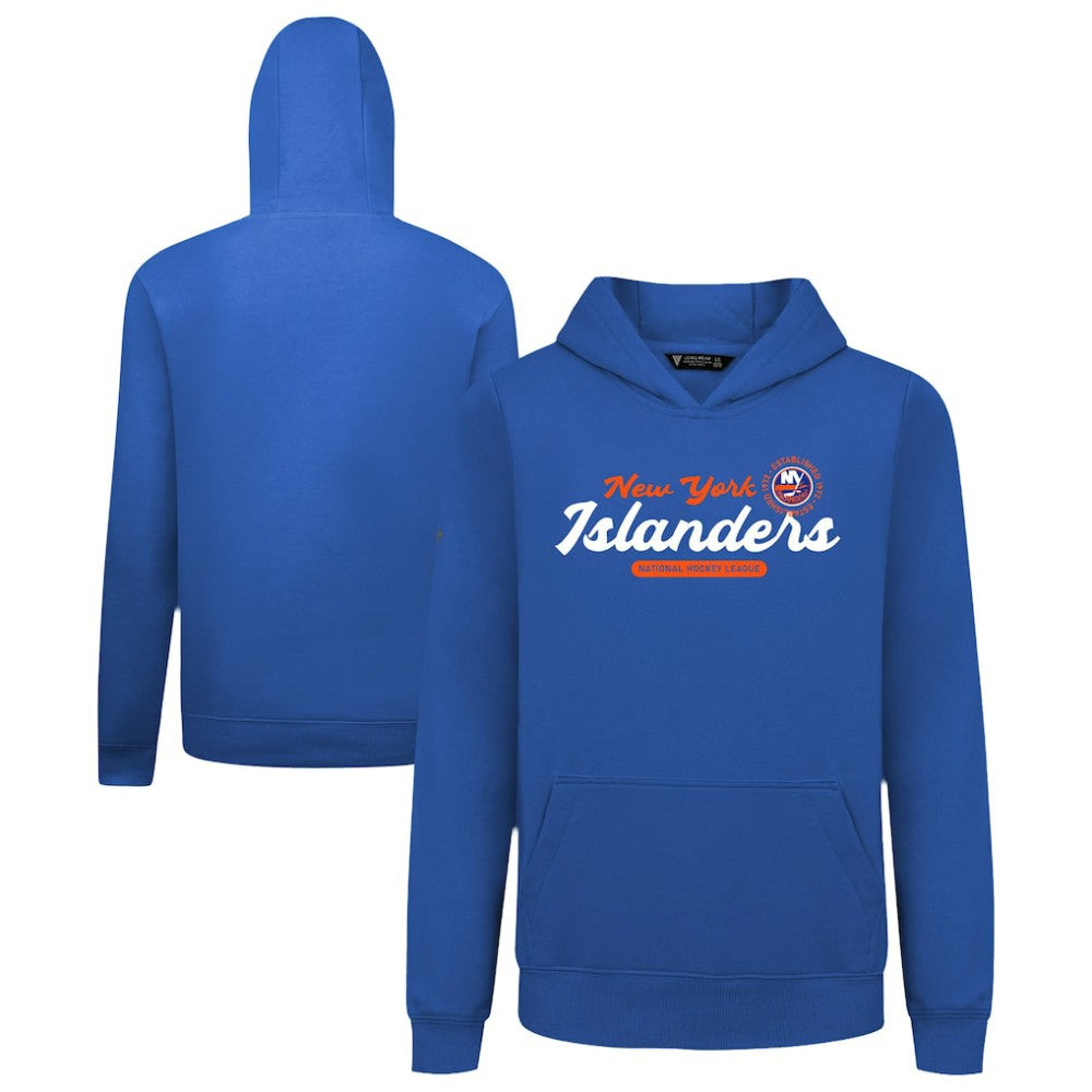 New York Islanders Levelwear Youth Podium Monument Pullover Hoodie