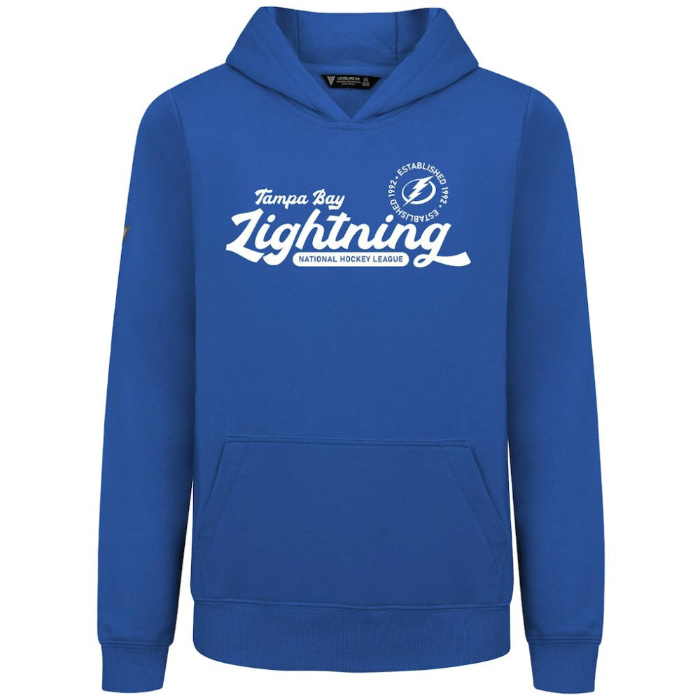 Tampa Bay Lightning Levelwear Youth Podium Monument Pullover Hoodie