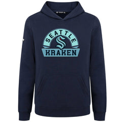 Seattle Kraken Levelwear Youth Podium Banner Arch Pullover Hoodie