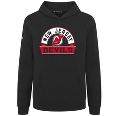 New Jersey Devils Levelwear Youth Podium Banner Arch Pullover Hoodie