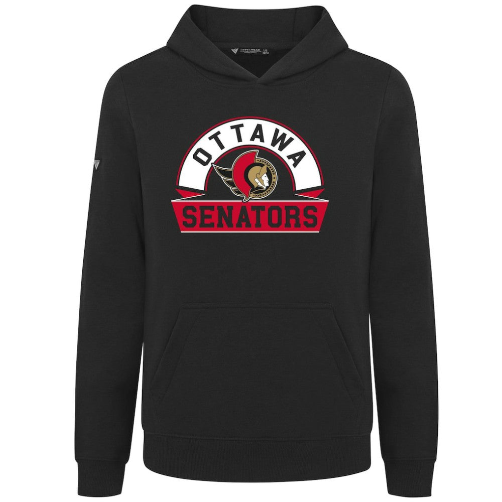 Ottawa Senators Levelwear Youth Podium Banner Arch Pullover Hoodie