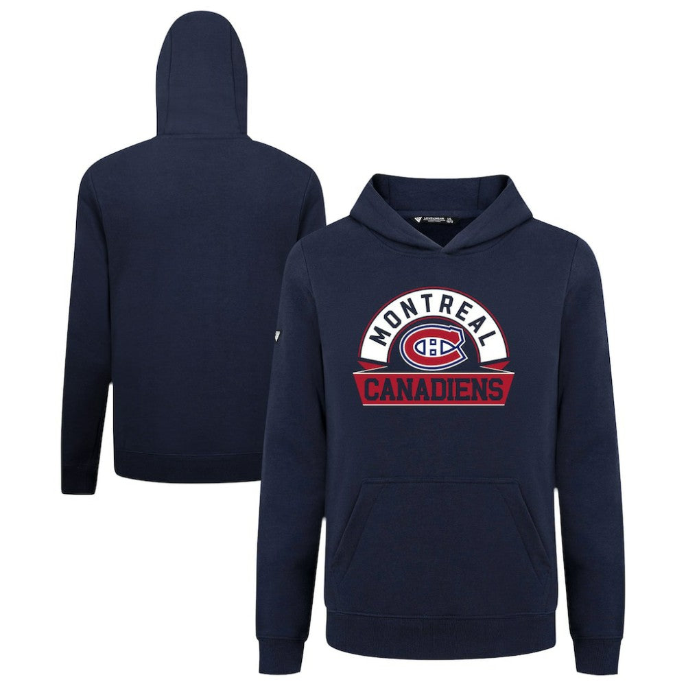 Montreal Canadiens Levelwear Youth Podium Banner Arch Pullover Hoodie