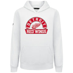 Detroit Red Wings Levelwear Youth Podium Banner Arch Pullover Hoodie