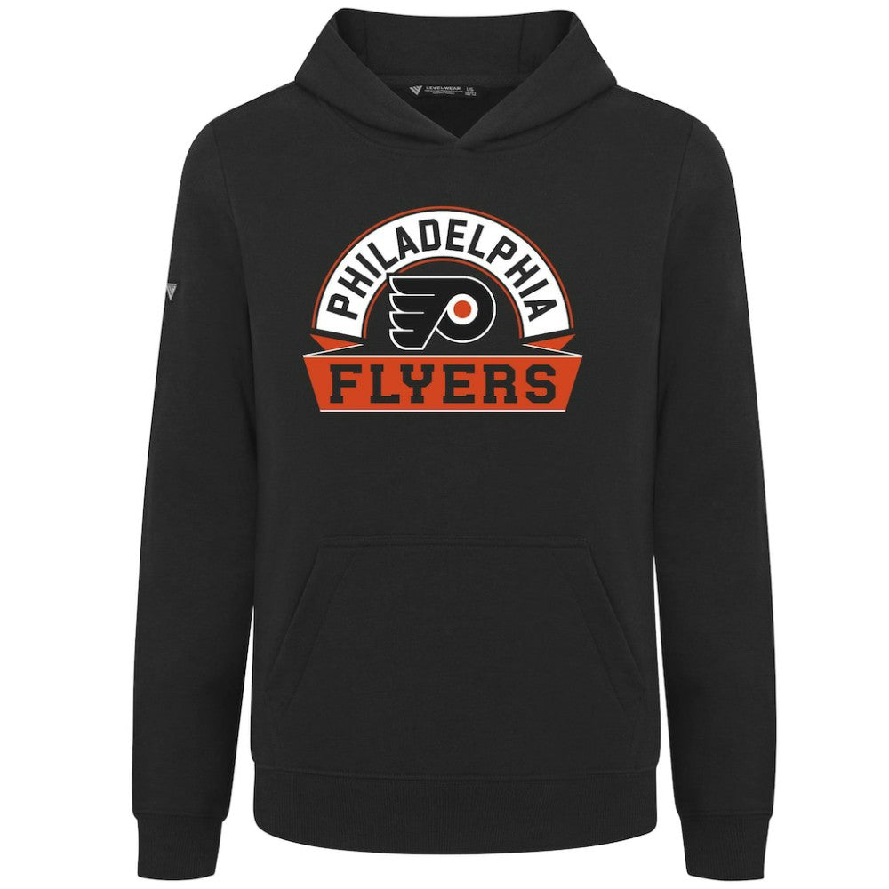 Philadelphia Flyers Levelwear Youth Podium Banner Arch Pullover Hoodie