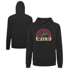 Minnesota Wild Levelwear Youth Podium Banner Arch Pullover Hoodie