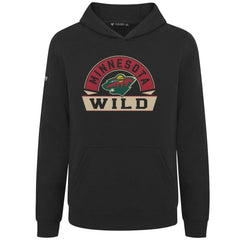 Minnesota Wild Levelwear Youth Podium Banner Arch Pullover Hoodie