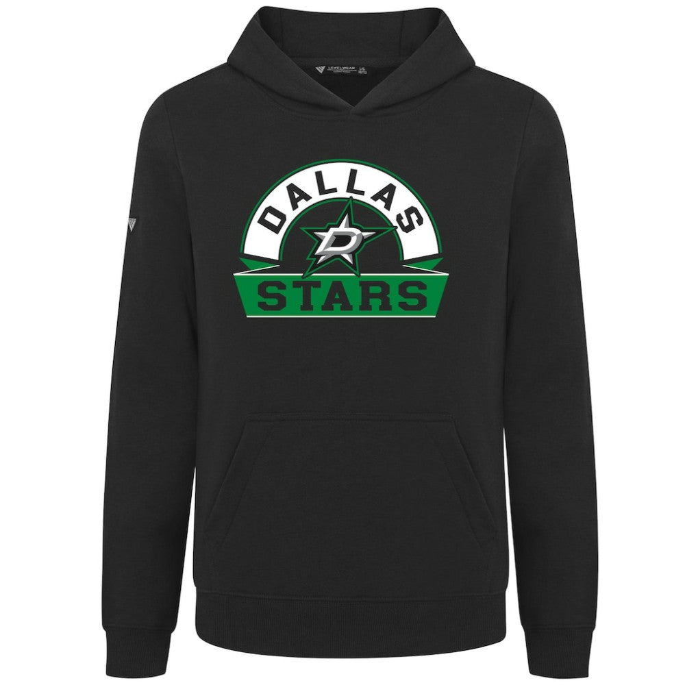 Dallas Stars Levelwear Youth Podium Banner Arch Pullover Hoodie
