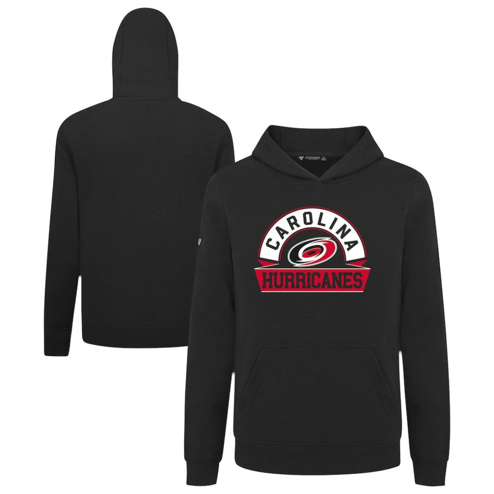 Carolina Hurricanes Levelwear Youth Podium Banner Arch Pullover Hoodie