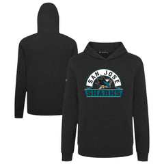 San Jose Sharks Levelwear Youth Podium Banner Arch Pullover Hoodie