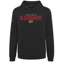 Chicago Blackhawks Levelwear Youth Podium Carve Pullover Hoodie