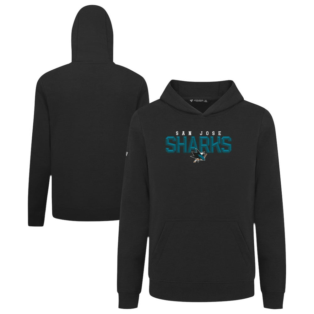San Jose Sharks Levelwear Youth Podium Carve Pullover Hoodie