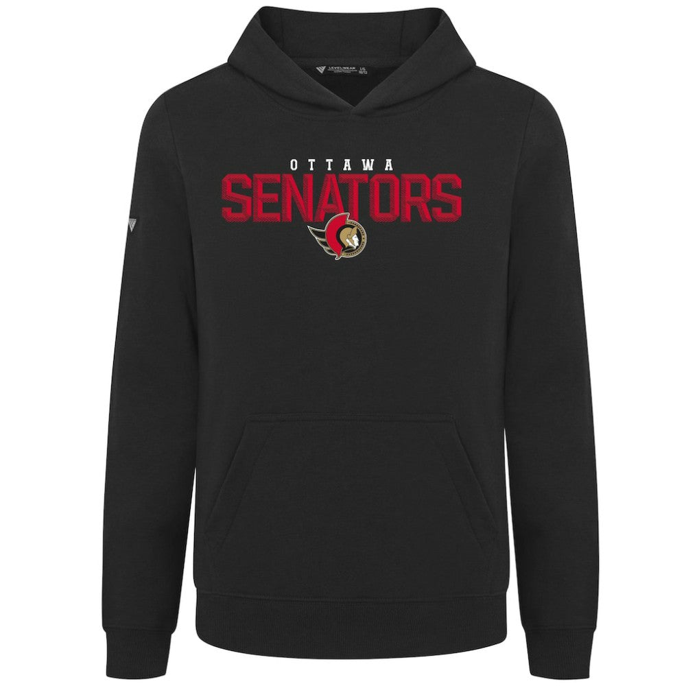 Ottawa Senators Levelwear Youth Podium Carve Pullover Hoodie