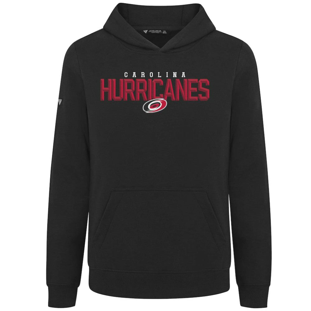 Carolina Hurricanes Levelwear Youth Podium Carve Pullover Hoodie