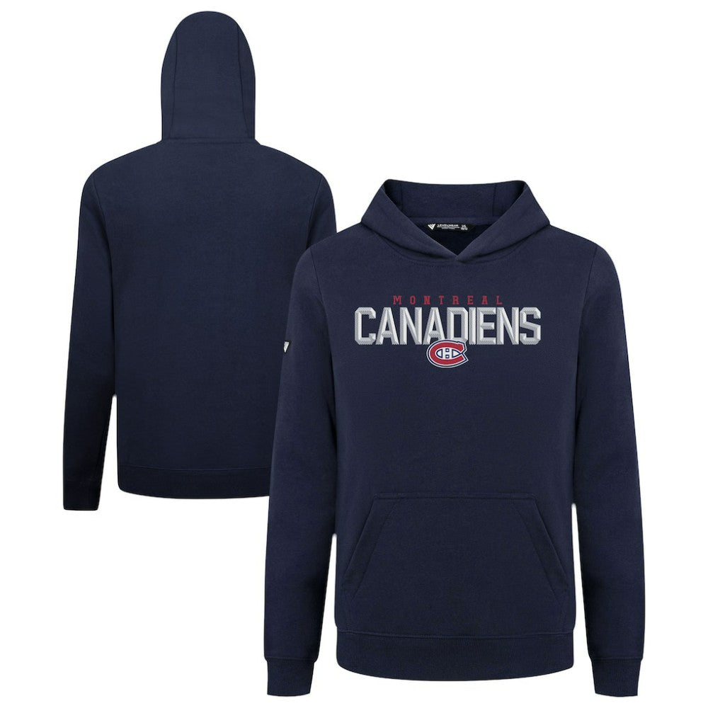 Montreal Canadiens Levelwear Youth Podium Carve Pullover Hoodie