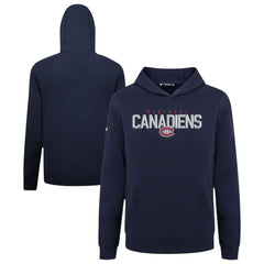 Montreal Canadiens Levelwear Youth Podium Carve Pullover Hoodie