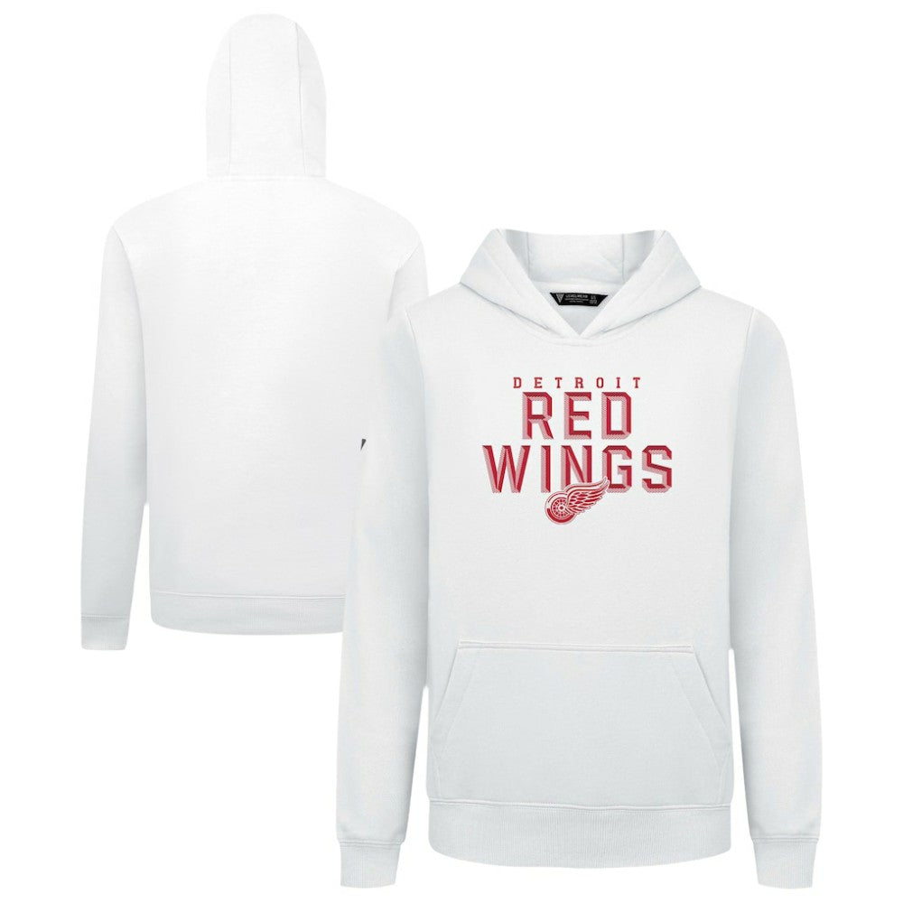 Detroit Red Wings Levelwear Youth Podium Carve Pullover Hoodie