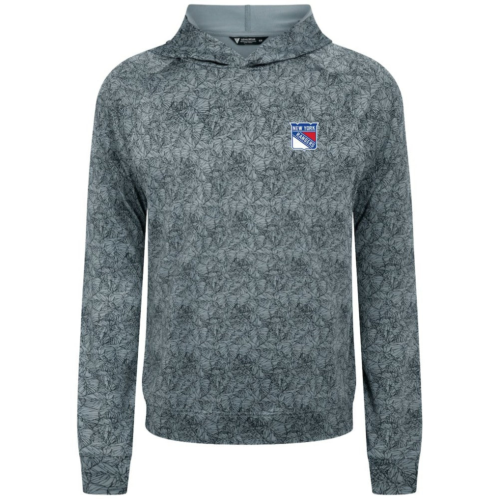 New York Rangers Levelwear Albatross Raglan Pullover Hoodie