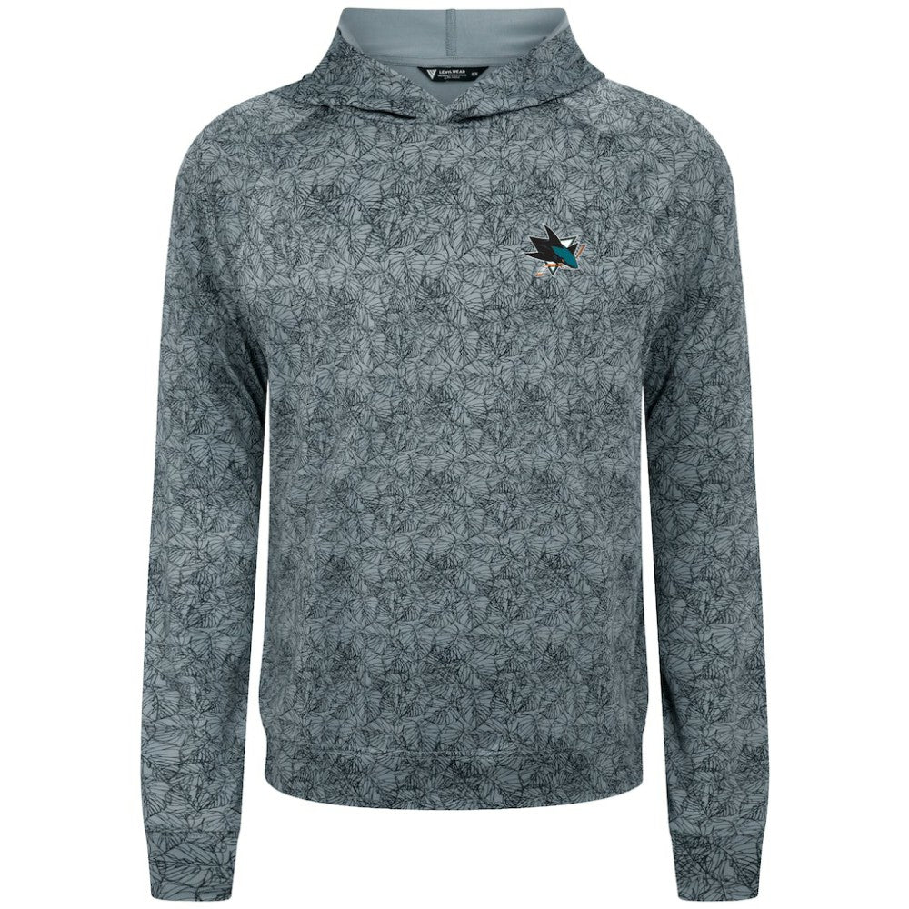 San Jose Sharks Levelwear Albatross Raglan Pullover Hoodie