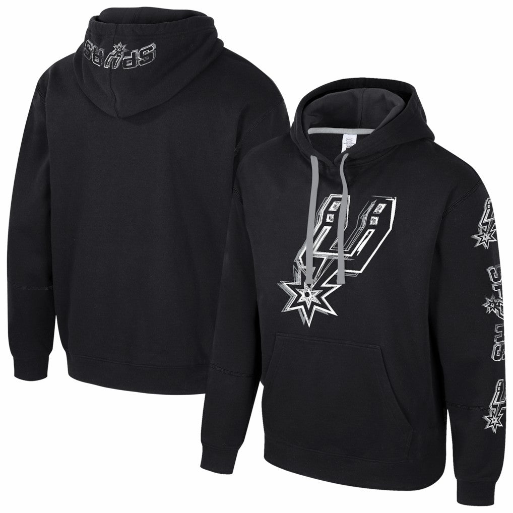 San Antonio Spurs Stadium Essentials Unisex Elementized Pullover Hoodie - Black discount