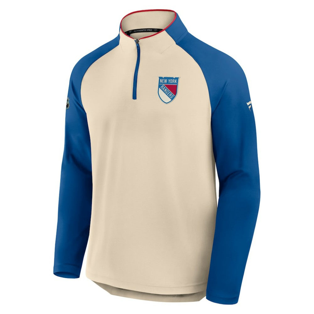 New York Rangers Fanatics 2026 NHL Winter Classic Authentic Pro Quarter-Zip