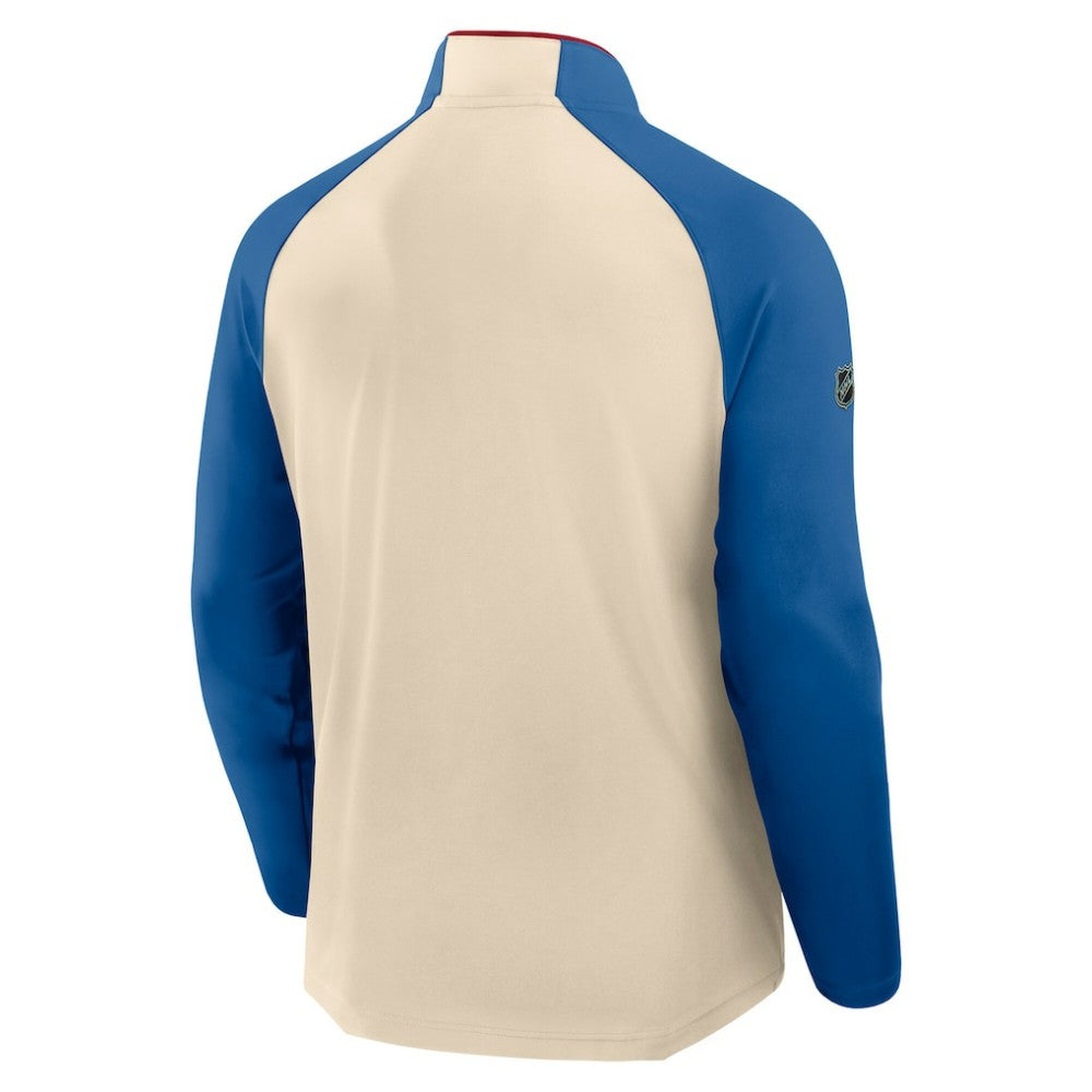 New York Rangers Fanatics 2026 NHL Winter Classic Authentic Pro Quarter-Zip