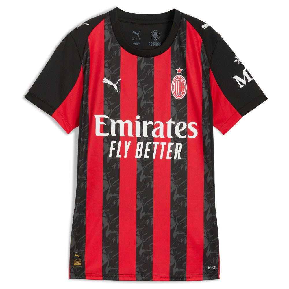 AC Milan Women's 2025/26 Home Replica Jersey / Soccer Outlet