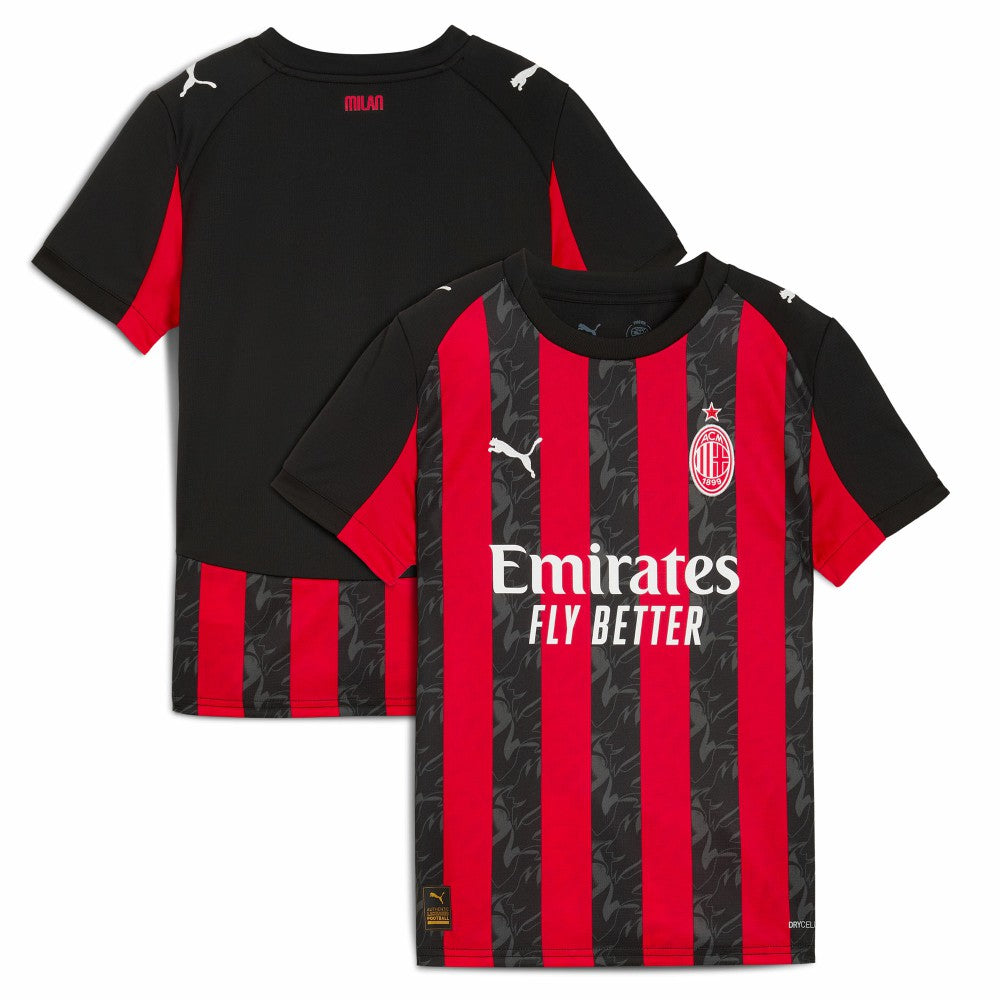 AC Milan Youth 2025/26 Home Replica Jersey / Soccer Outlet