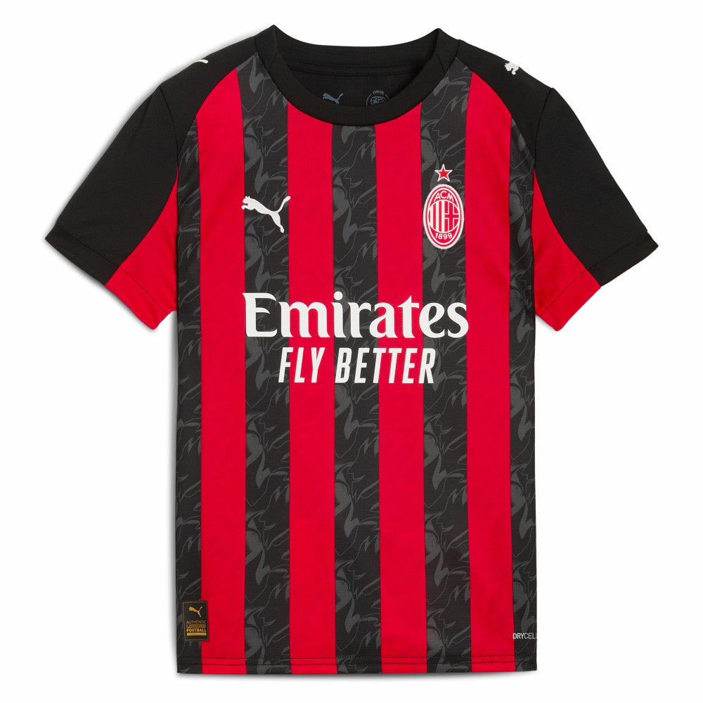 AC Milan Youth 2025/26 Home Replica Jersey / Soccer Outlet