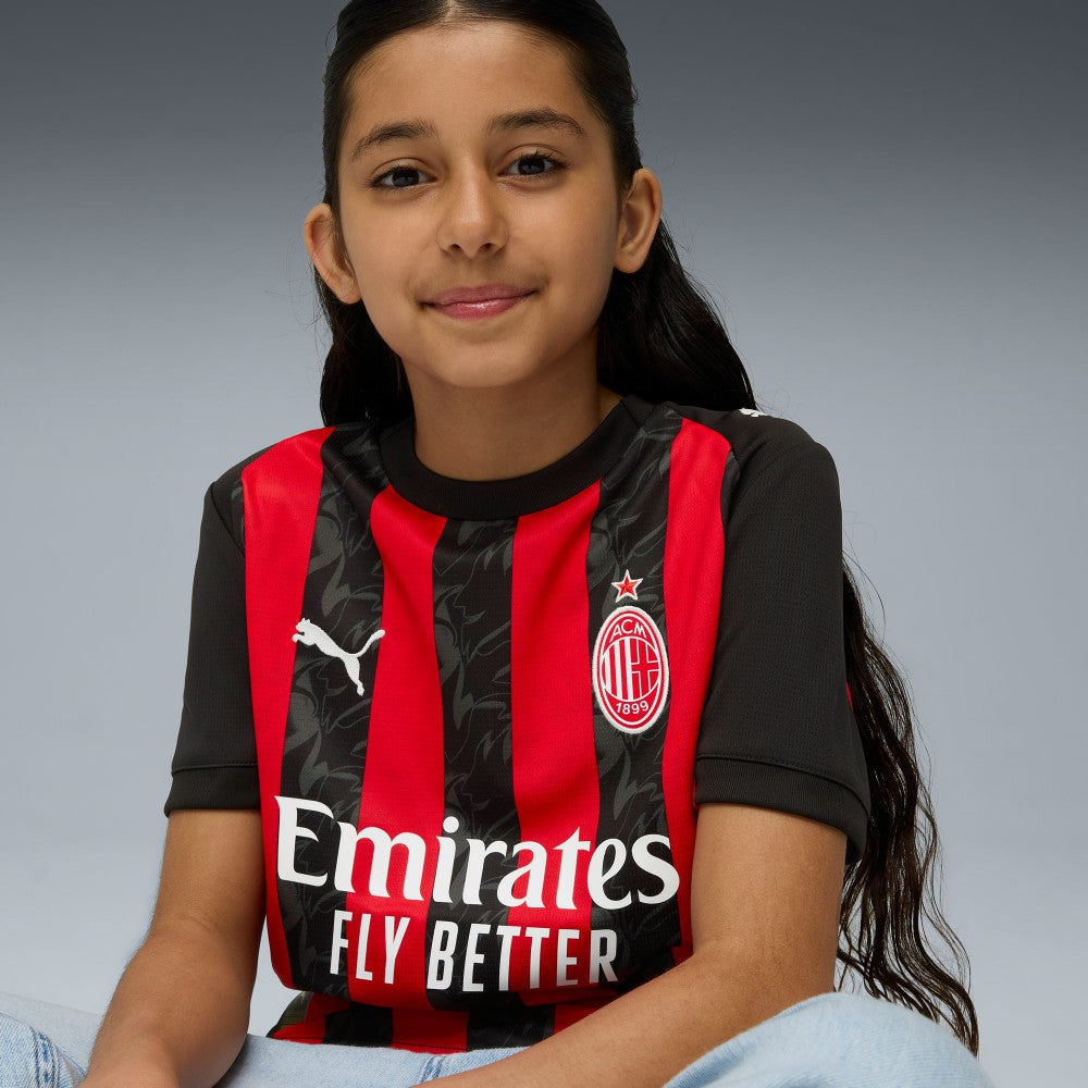 AC Milan Youth 2025/26 Home Replica Jersey / Soccer Outlet