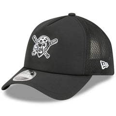 Pittsburgh Pirates 2026 Batting Practice Alternate Apex 9FORTY Adjustable Hat - Black | New Era